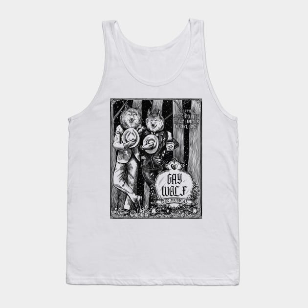 Gay wolf The Musical New Girl Tank Top by Eyeballkid-